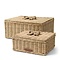 RIVIÈRA MAISON Rivièra Maison Rustic Rattan Bow Storage Box M – Handgevlochten Rotan Opbergdoos