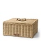 RIVIÈRA MAISON Rivièra Maison Rustic Rattan Bow Storage Box L – Luxe Handgevlochten Opbergdoos