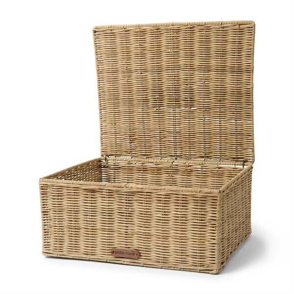 RIVIÈRA MAISON Rivièra Maison Rustic Rattan Bow Storage Box L – Exklusive Handgeflochtene Aufbewahrungsbox