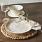 RIVIÈRA MAISON Rivièra Maison Portofino Mare Dinner Plate – Exklusiver Keramik-Speiseteller Weiß – Ø 27 cm