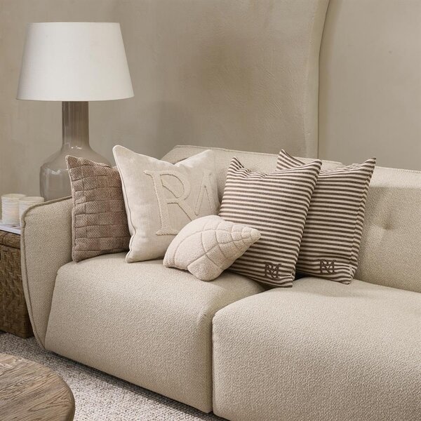 RIVIÈRA MAISON Rivièra Maison RM Linea Pillow – Luxe Gestreept Sierkussen inclusief Binnenkussen – 50x50 cm