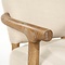 RIVIÈRA MAISON Rivièra Maison Glenn Armchair Herringbone Beige – Exklusiver Fischgrät-Lounge-Sessel mit Eschenholz – 72x73x76.5 cm