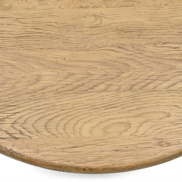 RIVIÈRA MAISON Rivièra Maison Cala Nova Coffee Table Dia 80 – Exklusiver Runder Eichenholz-Couchtisch – Ø 80 cm