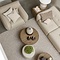 RIVIÈRA MAISON Rivièra Maison Cala Nova Coffee Table Dia 80 – Exklusiver Runder Eichenholz-Couchtisch – Ø 80 cm