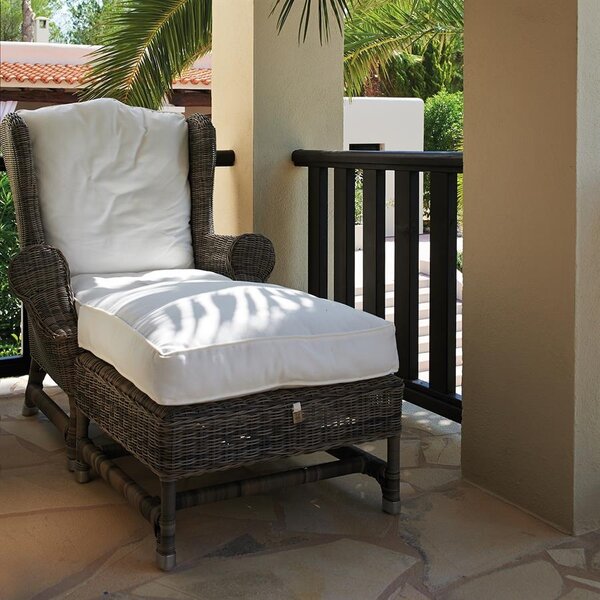 RIVIÈRA MAISON Rivièra Maison Nicolas Outdoor Footstool – Luxe Landelijke Buitenvoetenbank & Hocker – 65x65x50 cm