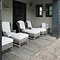 RIVIÈRA MAISON Rivièra Maison Nicolas Outdoor Footstool – Exklusiver Luxus-Gartenhocker & Fußhocker – 65x65x50 cm