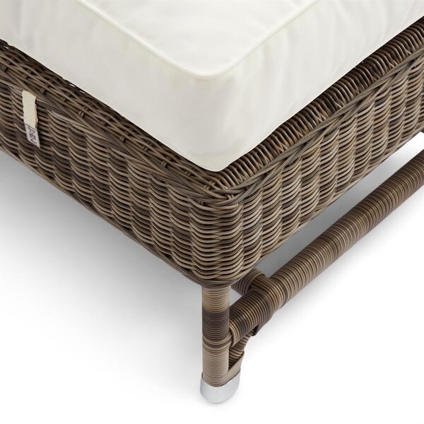 RIVIÈRA MAISON Rivièra Maison Nicolas Outdoor Footstool – Exklusiver Luxus-Gartenhocker & Fußhocker – 65x65x50 cm