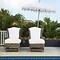 RIVIÈRA MAISON Rivièra Maison Nicolas Outdoor Footstool – Exklusiver Luxus-Gartenhocker & Fußhocker – 65x65x50 cm