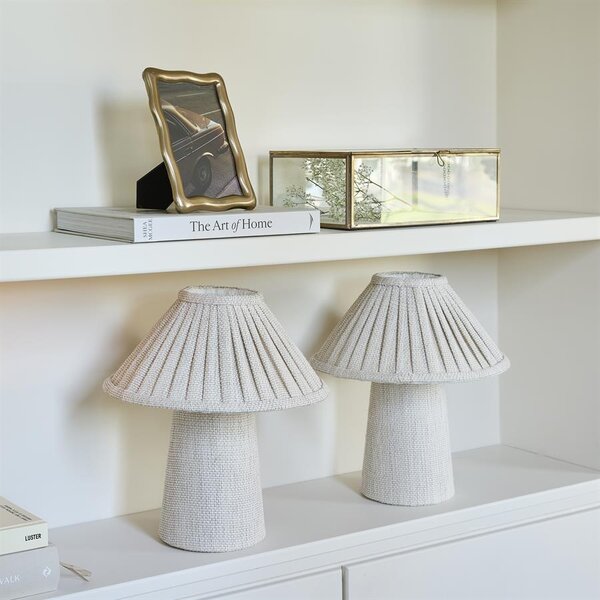 RIVIÈRA MAISON Rivièra Maison Tavant Display Box S – Luxe Handgemaakte Glazen Vitrinebox met Linnen – 29x20x11 cm