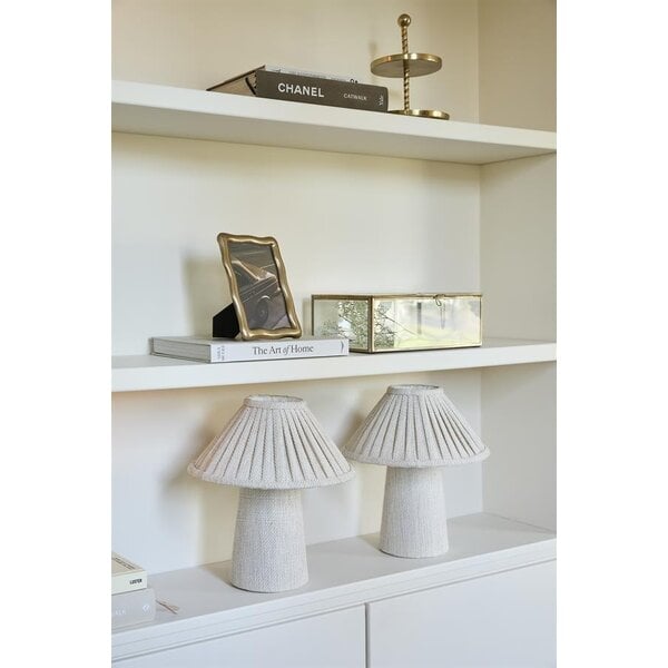 RIVIÈRA MAISON Rivièra Maison Tavant Display Box S – Exklusive Handgefertigte Glasschatulle mit Leinen – 29x20x11 cm