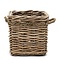 RIVIÈRA MAISON Rivièra Maison Fiuggo Planter 50x50 – Luxe Handgemaakte Rotan Plantenbak – 50x50x50 cm