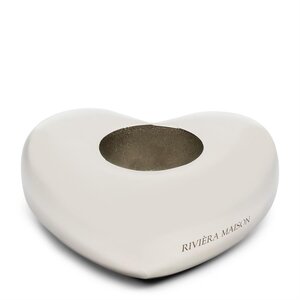 Rivièra Maison Votive L'Amour Teelichthalter – Silber – 11,5 cm