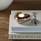 RIVIÈRA MAISON Rivièra Maison Votive L'Amour – Luxe Hartvormige Zilveren Theelichthouder – 11.5x10x4.5 cm