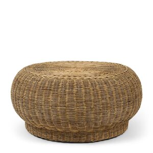 Rivièra Maison Benoa Couchtisch – Natur Rattan – Ø 80 cm