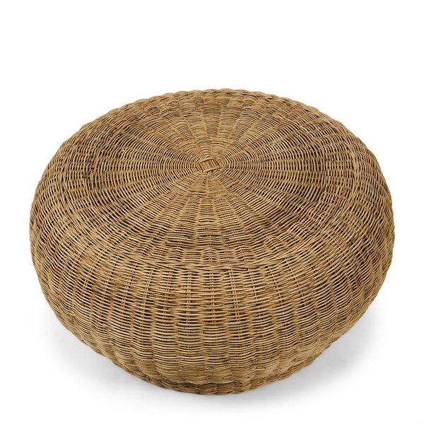 RIVIÈRA MAISON Rivièra Maison Benoa Coffee Table – Luxe Handgevlochten Rotan Salontafel – Ø 80 cm