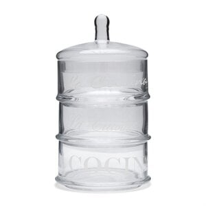 Rivièra Maison Pot La Cucina Mini – Bocal Empilable en Verre – Ø 12 cm