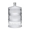 RIVIÈRA MAISON Rivièra Maison Pot La Cucina Mini – Bonbonnière Étagère 3 Niveaux en Verre – Ø12x22,5 cm