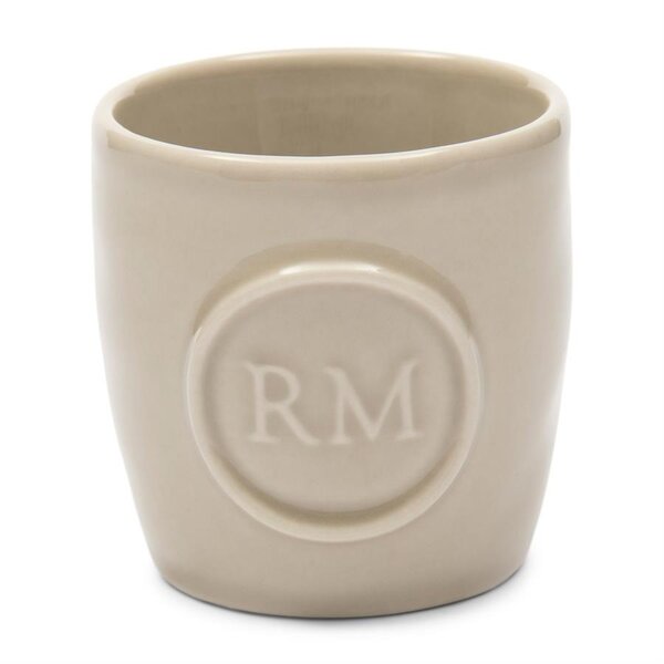 RIVIÈRA MAISON Rivièra Maison Coquetier Portofino Flax – Coquetier de Luxe en Céramique – Ø 5x5 cm