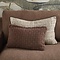 RIVIÈRA MAISON Rivièra Maison Carré Pillow – Exklusives Geflochtenes Zierkissen Braun – 50x30 cm