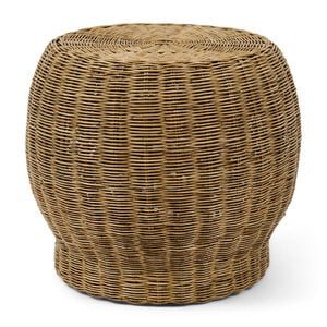 Rivièra Maison Table d'Appoint Benoa – Rotin Naturel – Ø 50 cm