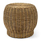 RIVIÈRA MAISON Rivièra Maison Benoa End Table – Exklusiver Runder Rattan Beistelltisch Natur – 50x45 cm