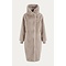 MOSCOW Manteau Fausse Fourrure pour Femme avec Capuche Moscow Nadjana Taupe