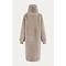 MOSCOW Manteau Fausse Fourrure pour Femme avec Capuche Moscow Nadjana Taupe