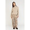 MOSCOW Pull Col Zippé Femme Moscow Kimmy Light Taupe | BARBARA - Clothing & Lifestyle