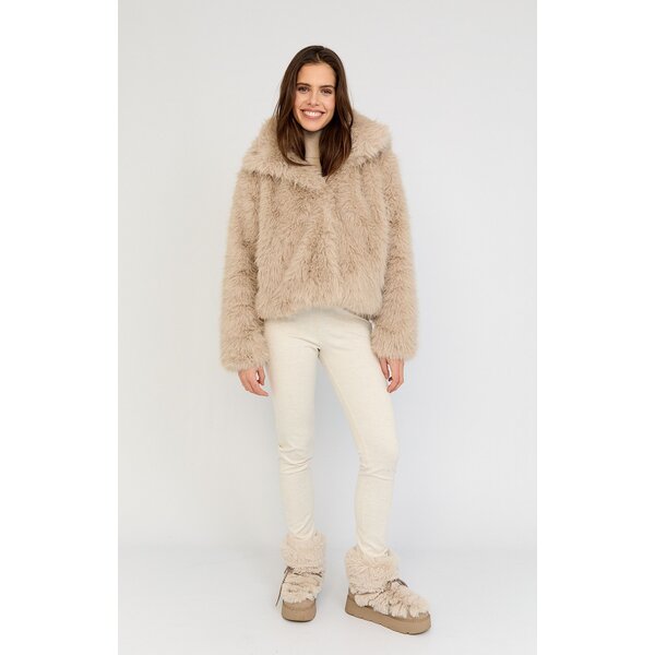 MOSCOW Moscow Redemption Faux Fur Jack | BARBARA - Clothing