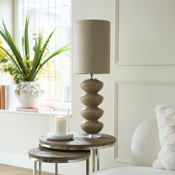 RIVIÈRA MAISON RM Beaugrand Lampvoet Beige H54.5 | BARBARA - Lifestyle