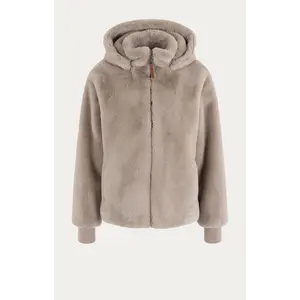 Moscow Evelyn Faux Fur Jack Taupe