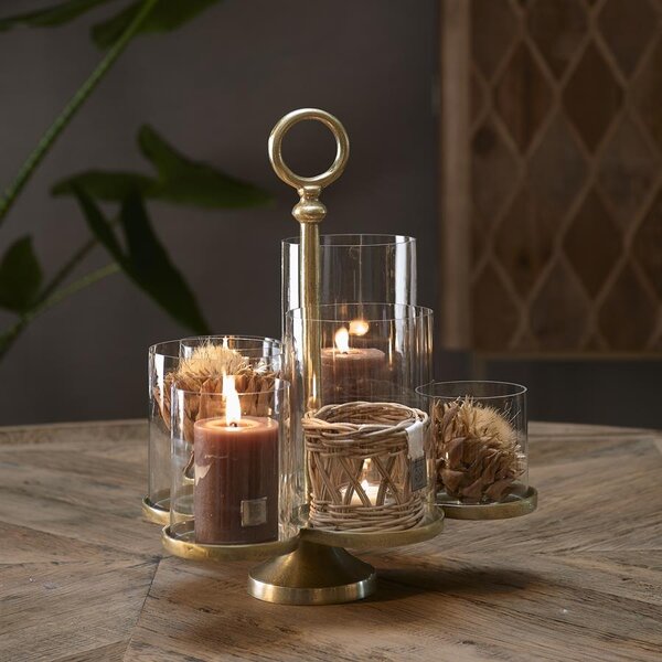 RIVIÈRA MAISON RM Rustic Rattan Windlicht H12 | BARBARA - Lifestyle