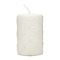 RIVIÈRA MAISON RM Padded Stumpenkerze 7x10 White | BARBARA - Lifestyle