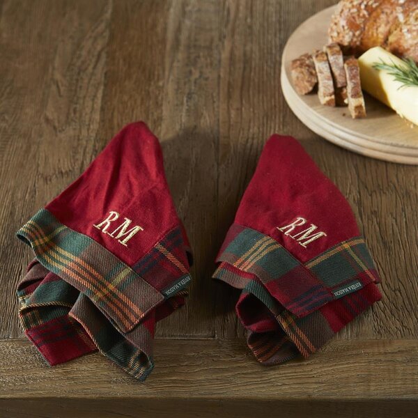 RIVIÈRA MAISON RM Classic Tartan Serviettes Lot de 2 | BARBARA