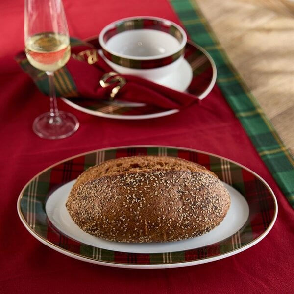 RIVIÈRA MAISON RM Classic Tartan Plat de Service 34.5 cm | BARBARA