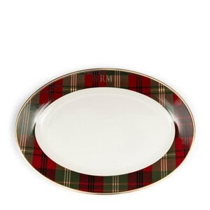 Rivièra Maison Classic Tartan Serveerschaal 34,5 cm