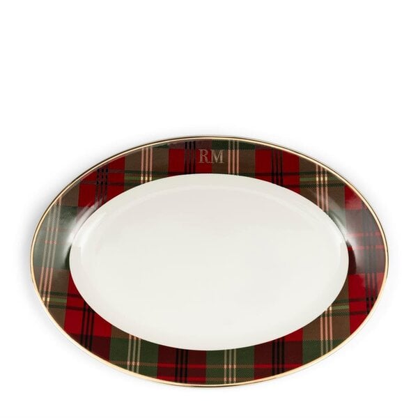 RIVIÈRA MAISON RM Classic Tartan Serveerschaal 34.5 cm | BARBARA