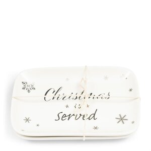 Rivièra Maison Christmas Is Served Amuse Schaal Set van 2