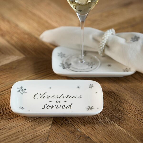 RIVIÈRA MAISON RM Christmas Is Served Plat Amuse-Bouche Lot de 2 | BARBARA