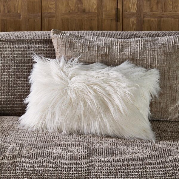 RIVIÈRA MAISON RM Stelvio Faux Fur Housse Coussin 50x30 | BARBARA