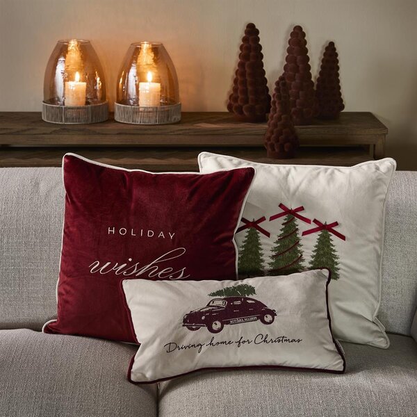 RIVIÈRA MAISON RM Driving Home For Christmas Kissen 50x30 | BARBARA