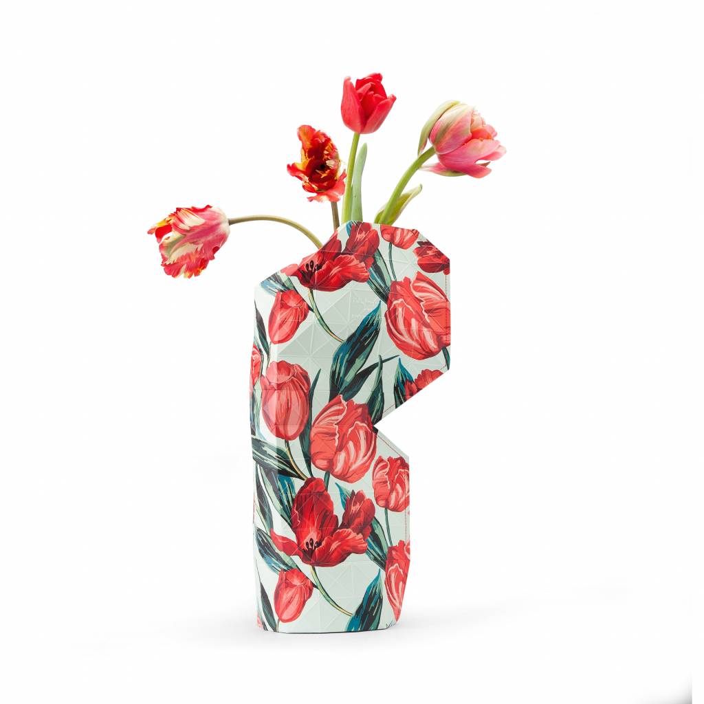 Paper Vase Cover Tulips Tiny Miracles Design Products Tiny
