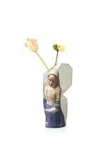 Paper Vase Cover 'Milkmaid' by Vermeer - set of 10