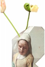 Paper Vase Cover 'Milkmaid' by Vermeer - set of 10