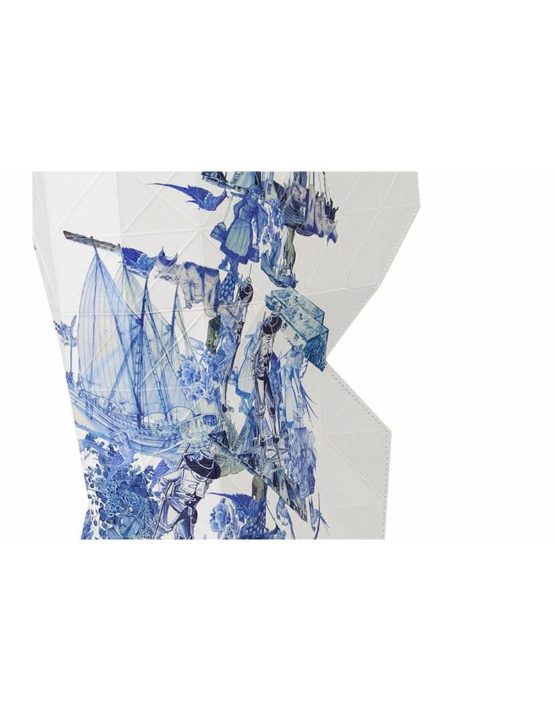 Paper Vase Cover Delft Blue Icons - set of 10