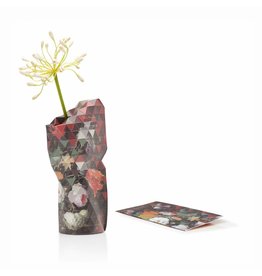 Paper Vase Cover Still Life with Flowers  - set of 10