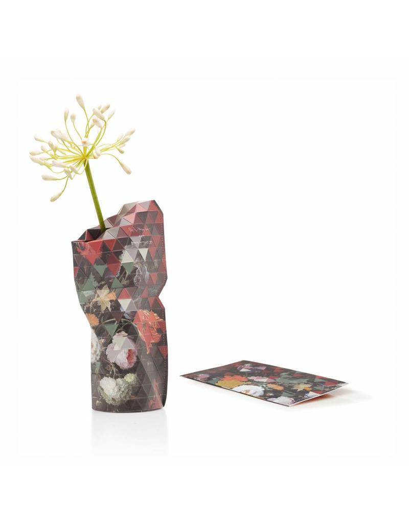 Paper Vase Cover Still Life with Flowers - set of 10