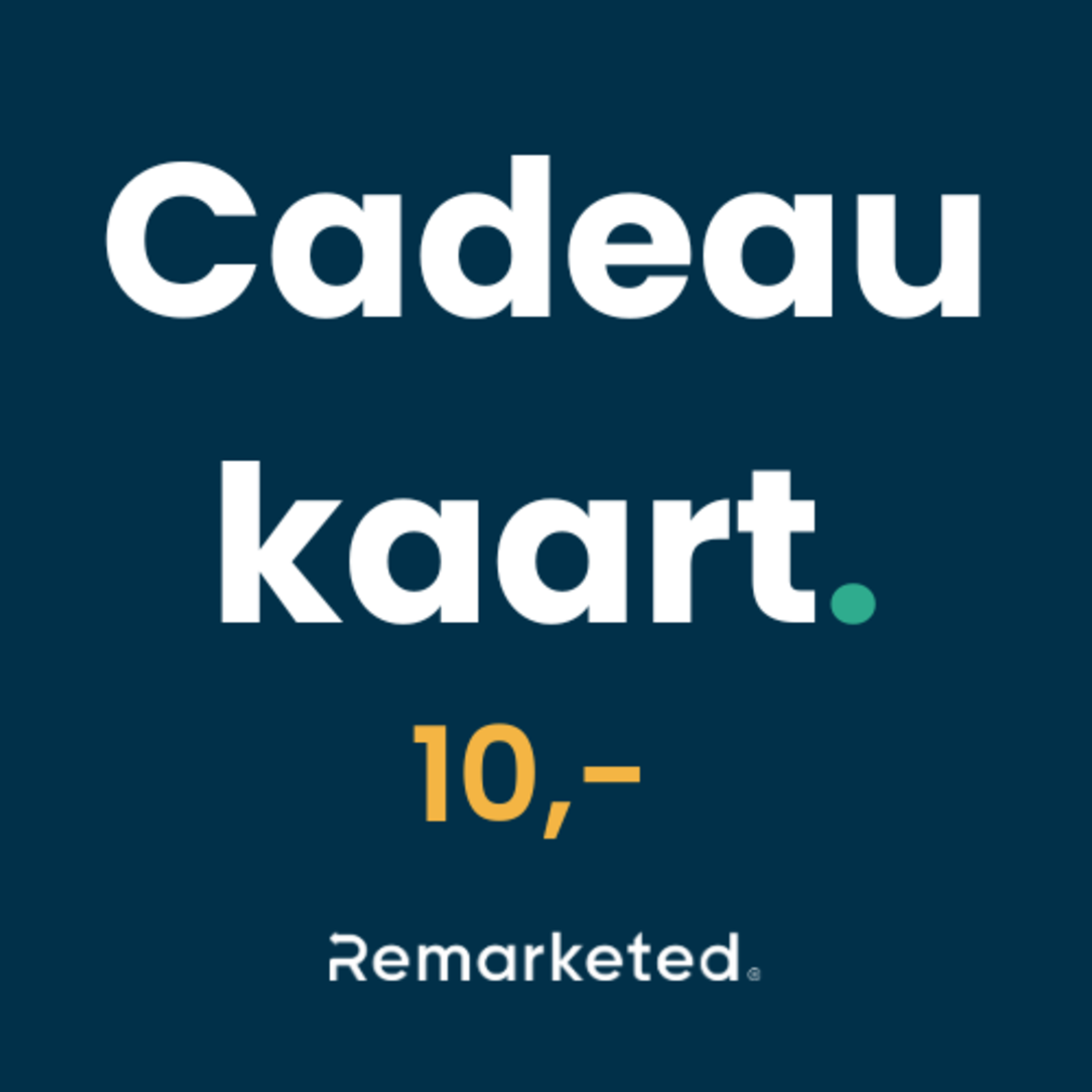 Cadeau Kaart Remarketed 10 euro