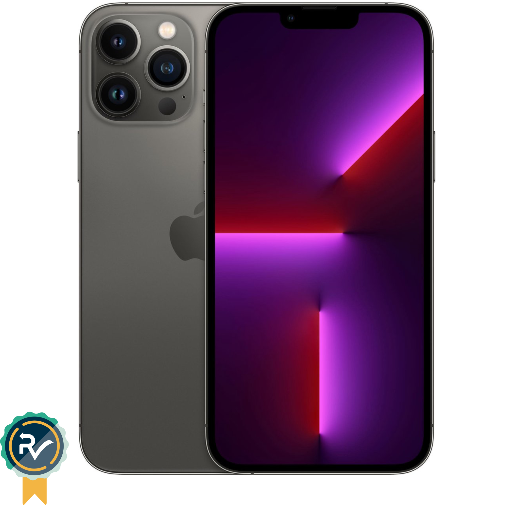 Refurbished iPhone 13 Pro Max 128GB Zwart - Nagekeken op 79 punten❗️