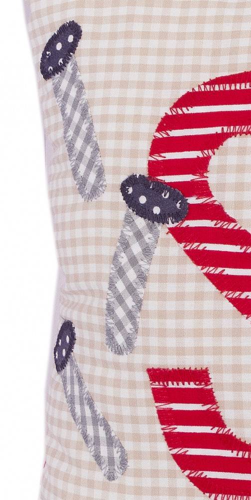 crêpes suzette Namenskissen - Handwerker, Bastler, Schrauber, Farbe: Beige